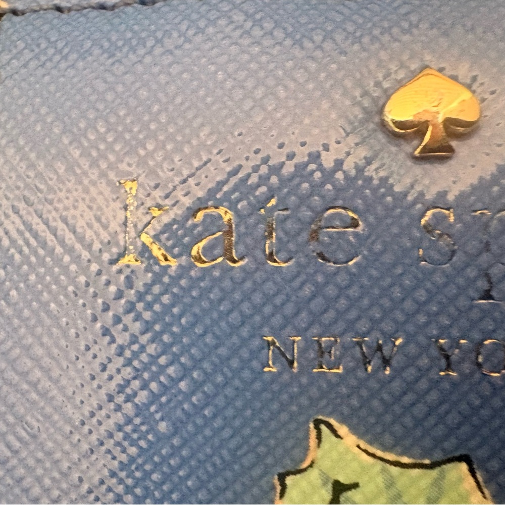 Kate Spade Blue Seahorse Wallet - Picture 13 of 13